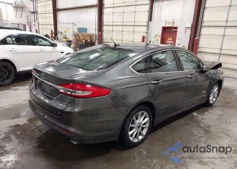 2017 Ford Fusion Hybrid Se из США, поврежденный, VIN 3FA6P0LU3HR195324